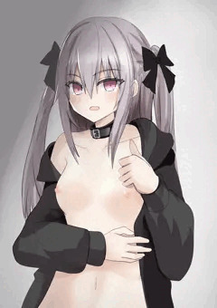 首輪 貧乳 涙目
