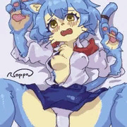 オリキャラメスケモ：ノアちゃんとなかよし