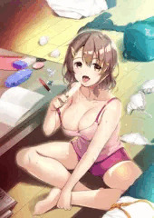 同級生女子が家に入り浸ってます