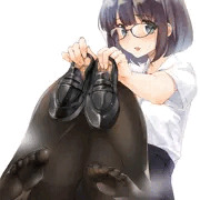 地味ボブ眼鏡タイツさん
