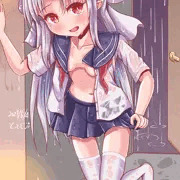 びしょ濡れセーラー白レン