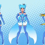 マーメイドラピス着せ替えサンプル