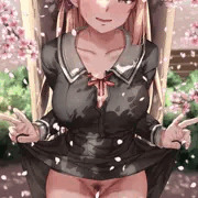 お花見露出プレイ🌸