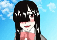 ギザ歯娘