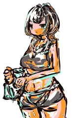 濡れた服を脱ぐ