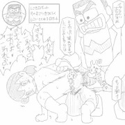 しずかちゃん（白黒）