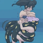 蛸娘と女の子