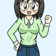 眼鏡なオリキャラ（241101）（眼鏡なし差分あり）