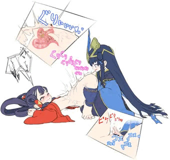 サクナヒメとココロワヒメのまぐわい