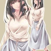 清楚系の女の子