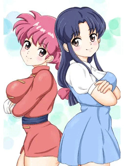 らんまとあかねの乳合わせ！