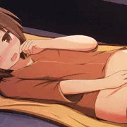 岩盤浴で気持ちよくなってるロリ