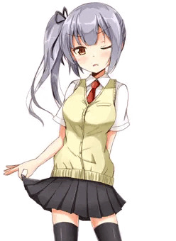 JKになった霞ちゃん！