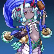 【コミッション】伊吹童子（スマホ待ち受け画面用イラスト）