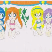 ひなゆり天女の乙女達