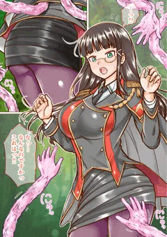 エッチな触手モンスターに襲われてしまうダイヤ長官