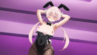 誘惑するバニーガール