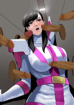 戦隊ヒロインVS壁ちんぽ