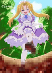 ぶどう踏みみたいに小人を踏み潰す