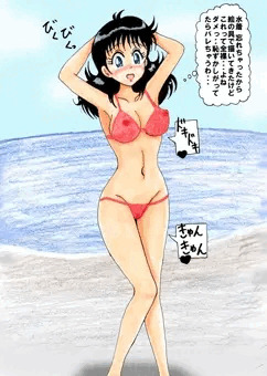 静香ちゃんペイント水着♪