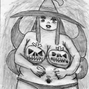 初めてのハロウィン絵