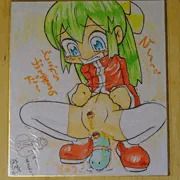 学園祭に書いた色紙