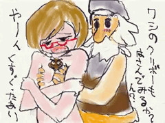 ニッキーさんを背後から乳揉み