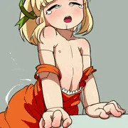 机の角に向かってリズミカルに腰をロールさせ続けるちゃん