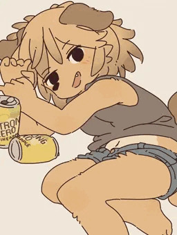 のんだくれわんこ Drunk doggo