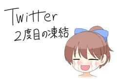 ツイッター再び凍結されました