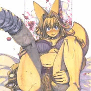 【色紙水彩】狐娘の着衣おもらし