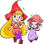 森の陽気な小人たちベルフィーとリルビットの女の子