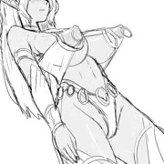 乳首ピアスダークエルフ