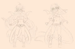 Purewhite Kurono and Kirino