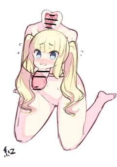 首チン注意。首チンおじょうさま