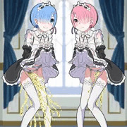 『Re:ゼ○から始める○世界生活』レ○＆ラ○わざとお漏らし