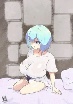 涼髪ボーイッシュお姉ちゃんのオナニー💕