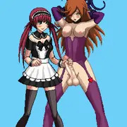 ドット絵でふたなりニクスVSアイリ