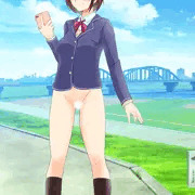 下半身の衣類をつけない世界線のjk