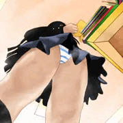 秋山澪　本屋で立ち読み