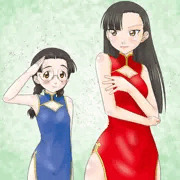 チャイナドレスであります！