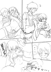 トイレに間に合わず、ラッキースケベられ漏らしてしまうタマキちゃん(*´ω`*)