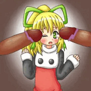 ロールちゃんに擦り付け