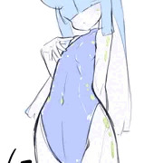 暑いので雑らくがきバニー＋うちゅうじん編