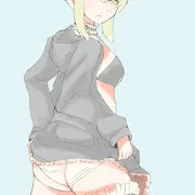 水着セイバーオルタ落書き