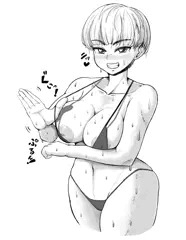 先輩のオッパイチラ見せ