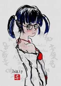 めがねっ娘さん2026-03-09a