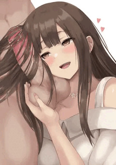 ちんちん頬ずり