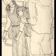 JCと半脱ぎエッチ