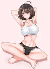 ボルチモアが伸びをしてるだけ